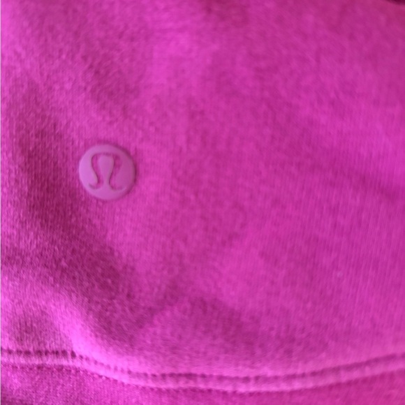 Lululemon All Yours Hoodie Fleece Lined Ripened Raspberry Size 4 Pocket Athletic - Picture 5 of 5